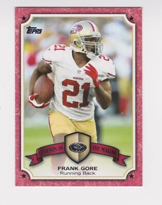2013 Topps Legends In The Making Insert Frank Gore LM-FG San Francisco 49ers - Image 1 of 2