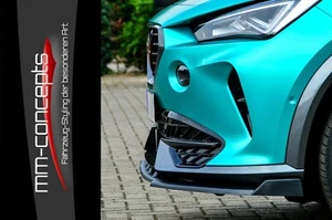 Labio de alerón Cup + Wings NEGRO para Cupra Formentor alerón delantero espada alerón - Imagen 1 de 4