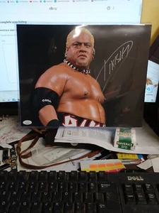 Rikishi Signed 11x14 Photo WWE WWF WCW Plastic... Lot D - Picture 1 of 5