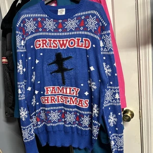 VTG National Lampoons Christmas Vac. XXL Griswold Family X-mas Ugly Sweater. - Picture 1 of 6