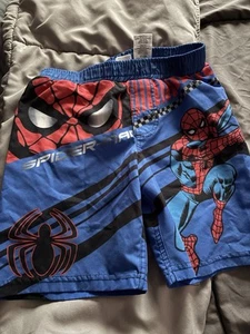 Spider-Man Swimming Trunks Size 5/6 - Picture 1 of 2