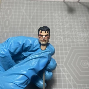 1/12 Handmade Painted Wounded Punisher Head Carving Fit 6'' ML Action Figure - Picture 1 of 3