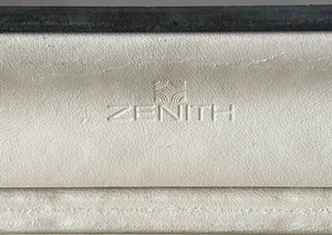 🔴 ZENITH box scatola orologio DE LUCA CHRONO  custodia vintage ORIGINAL4 - Picture 1 of 7