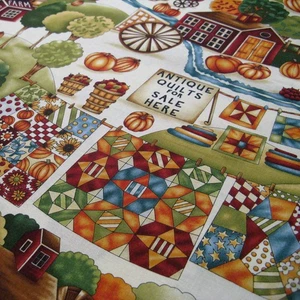 Color Principle Cotton Fabric Bountiful Autumn Country Quilts For Sale 1.97 Yds - Picture 1 of 7