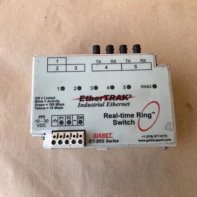 SIXNET ET-5RS ETHERTRAK REAL TIME RING SWITCH - Image 1 of 4