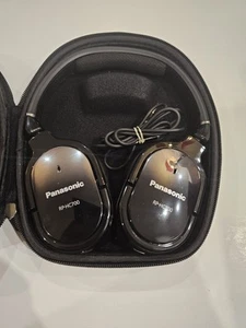 Panasonic RP-HC700 Noise Cancelling Headphones black silver Excellent Condition - Picture 1 of 4