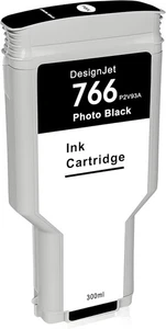 NEU 766 Photo Schwarz Tintenpatrone 300ml für HP DesignJet XL3600 Drucker 3ED57A - Bild 1 von 5