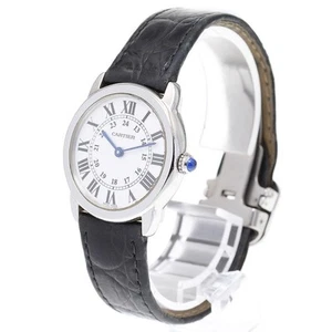 CARTIER W6700155 Ronde Solo SM Quartz Ladies #C802 - Picture 1 of 6