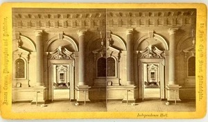 SV027_116 Stereoview PA Interior Independence Hall - Picture 1 of 2
