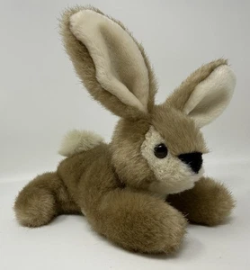 Aurora Hase Kaninchen realistisch braun Plüschtier Stofftier Spielzeug Ostern liegend 6 Zoll - Bild 1 von 10