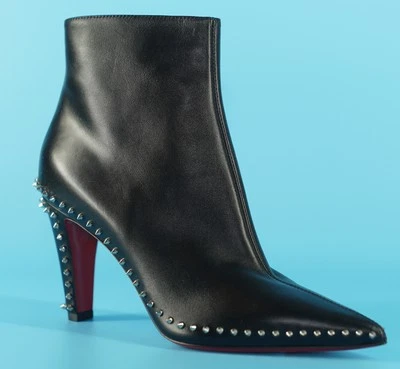 Christian Louboutin Vidura Spike Botines Cuero Puntiagudo Talla 39 Nuevos $1395 Foto 1 de 4