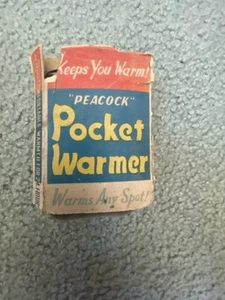 Peacock Pocket Hand Warmer Made In Japan Stainless Steel Vintage - Picture 1 of 13