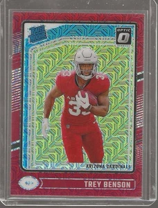 Trey Benson #293 Red Mojo Prizm (RC) 2024 Panini Donruss Optic - Clasificado Novato - Imagen 1 de 2