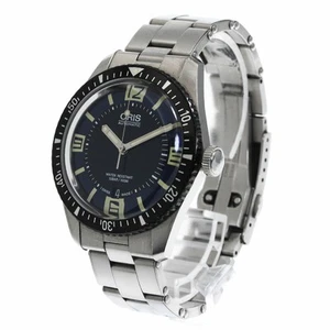 ORIS 7707 Divers 65 Date Men's Wristwatches Stainless steel Black Automatic - Picture 1 of 6