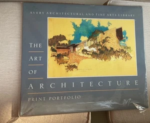 The Art of Architecture Print Portfolio Avery Architectural & Fine Arts Library - Imagen 1 de 6