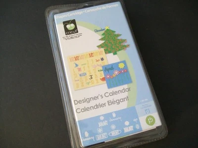 Calendario de diseño Cricut álbum de recortes troquelado fabricación de tarjetas nuevo en caja sellado Foto 1 de 2