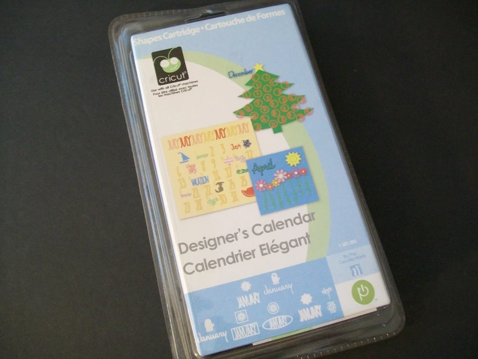 Cricut Shapes Cartridge Designer's Calendar Provo Crafts Diecutting