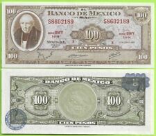 Mexico Banknotes 100 Pesos 1973 P-61i PrefixBWY  Unc