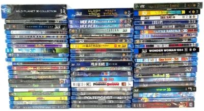 LOT of 30 Blu-Ray 3D Movies!! Harry Potter-Wonder Woman-HOME & + NEW & SEALED(R) Foto 1 de 4