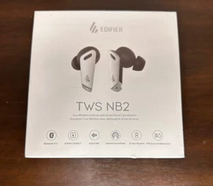 New Sealed EDIFIER TWS NB2 True Wireless Bluetooth Earbuds BLACK - Picture 1 of 6