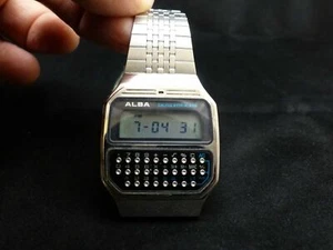 NOS VINTAGE ALBA (por SEIKO pulsar) RELOJ DE ALARMA DE CALCULADORA Y739-5000 - Imagen 1 de 12