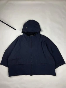 Chaqueta Annette Gortz Avant-Garde Cremallera Lana Relajada Azul Mujer Talla 38 - Imagen 1 de 14