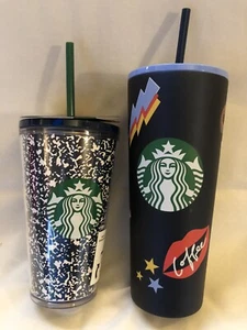 Starbucks 2020 Summer Back to School Composition & Graffiti Tumbler set - Picture 1 of 7