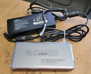 Anker 563 10-in-1 USB-C Docking Station - Gray w/ 180W AC Adapter - Picture 1 of 4