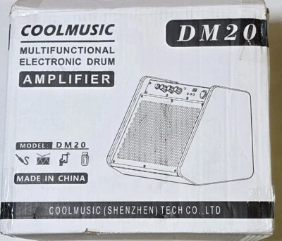 CoolMusic DM20 20W Bluetooth Personal Monitor Electric Drum Amplifier NIB - Image 1 of 4