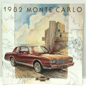 1982 Chevrolet MONTE CARLO Dealer Sales BROCHURE - OEM 82 Chevy Literature - Bild 1 von 4