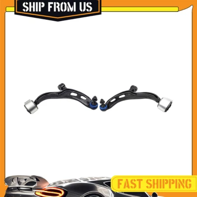 Mevotech Front LH & RH Lower Suspension Control Arm Set For Lincoln MKS 2009-12 - Image 1 of 4