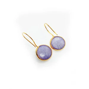 Ottoman Handmade Amethyst Stone Earrings 2023 trend product Gift Jewelry Best - Picture 1 of 2
