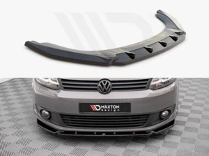 Front Splitter Maxton Design Gloss Black ABS for Volkswagen Caddy MK3 Facelift - Picture 1 of 5