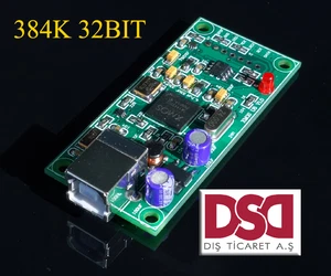 NEWEST XMOS U8 USB 384K 32B I2S SPDIF output,support DSD for es9018 DAC - Picture 1 of 3