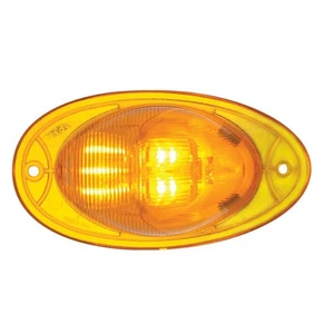 7 LED Freightliner Turn Signal Light - Amber LED/Amber Lens - Picture 1 of 6