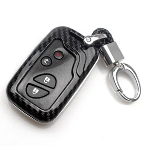 Carbon Fiber Style Hard Key Fob Chain Cover For Lexus IS LX GX CT200h HYQ14AAB - Picture 1 of 5