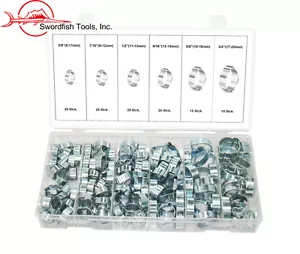Swordfish 32310 - 125pc two-ear Clamp Assortment - Picture 1 of 2