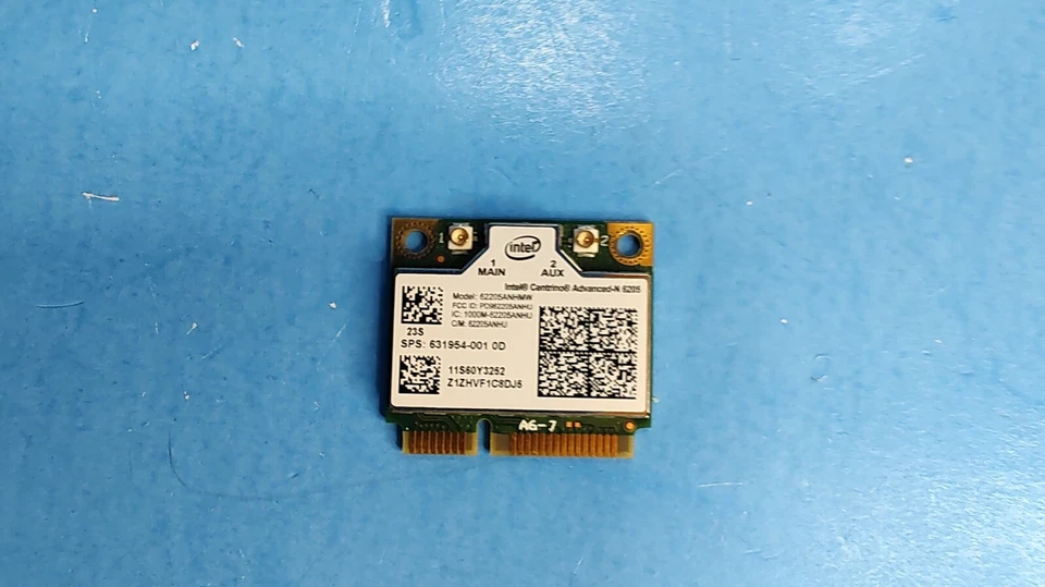 Adaptador inalámbrico Intel Centrino Advanced N 6205 para portátil Wifi 300 mbps HP Elitebook Foto 1 de 1