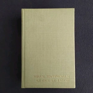 NOVUM TESTAMENTUM GRAECE LATINE GIANFRANCO NOLLI NUOVO TESTAMENTO GRECO LATINO - Bild 1 von 1