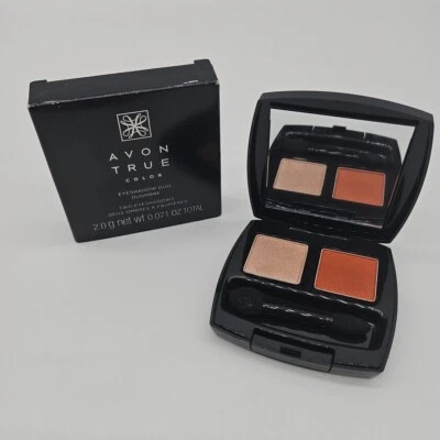 New AVON True Color Eyeshadow Duo Orange Crush Powder NOS - Image 1 of 4