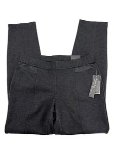 Alfani Womens Leggings Charcoal Gray 8 Medium Skinny Leg Tummy Control Ponte - Picture 1 of 7