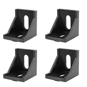 4pcs 4040 Aluminum Extrusion Corner Angle Bracket Gusset Hardware 40x40x35mm - Picture 1 of 6
