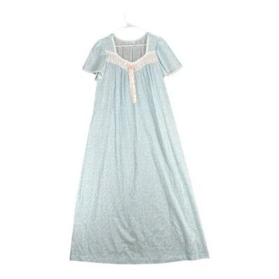 Miss Elaine Medium Vintage Maxi Nightgown Lace Vintage Coquette Gradmacore - Image 1 of 4