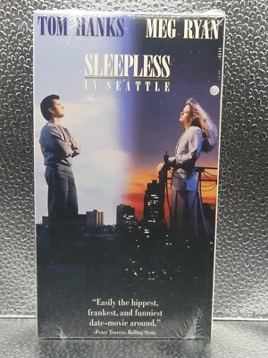 Sleepless In Seattle Tom Hanks Meg Ryan PG 1993 VHS New Factory Sealed Videotape - Image 1 of 4