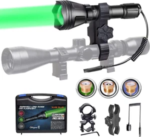 Zoomable Hunting Light with Red Green White Interchangeable Modules Durable - Picture 1 of 9
