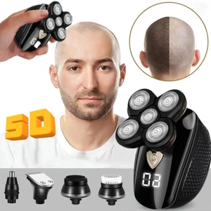 Cordless Pro Head Shavers for Bald Men Waterproof Electric Razor Grooming Kit - Picture 1 of 12