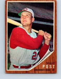 VINTAGE BASEBALL CARD TOPPS 1962 CINCINNATI REDS WALLY POST NO84 - Picture 1 of 2