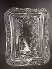 Antique Glass Victorian Divided serving dish 11 5/8 x 9 1/4 with Lid