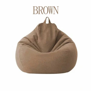 Large Bean Bag Chairs Seat Couch Sofa Cover Indoor Lazy Lounger For Adults Kids - Picture 1 of 21