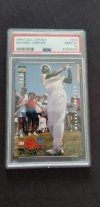 1994 COLLECTOR'S CHOICE #204 MICHAEL JORDAN HOF PSA 10 381 - Picture 1 of 2